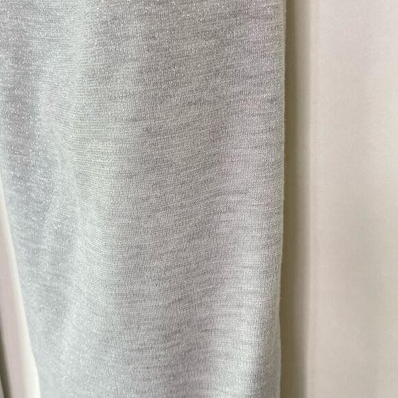 Betabrand Gray Shimmer Yoga Pull On Pants Dress LP - Picture 6 of 10